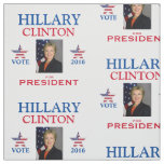 Hillary Clinton President 2016 Fabric