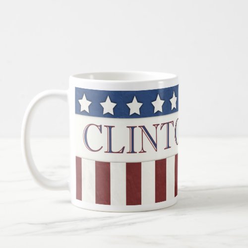 Hillary Clinton President 2016 Stars and Stripes Coffee Mug