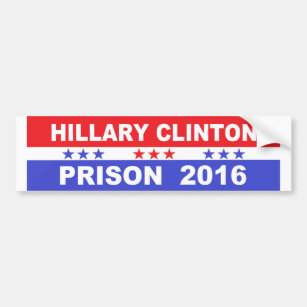 Authentic DEPLORABLE STAMP HILLARY FOR PRISON 2020 Trump Bumper Sticker