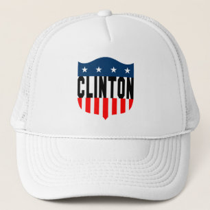 hillary clinton stars and stripes trucker hat