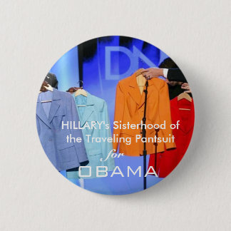 Hillary Clinton Supporters for Obama Button