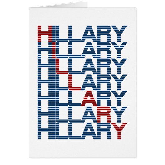 hillary clinton textStacks Cards (Front)