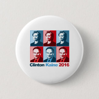 Hillary Clinton Tim Kaine 2016 Button