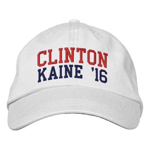 Hillary Clinton Tim Kaine 2016 Embroidered Baseball Hat