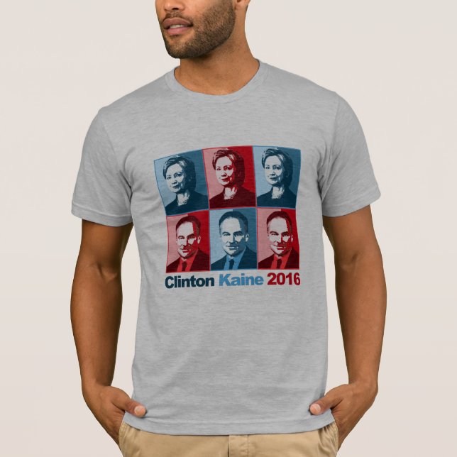 Hillary Clinton Tim Kaine 2016 T-Shirt (Front)