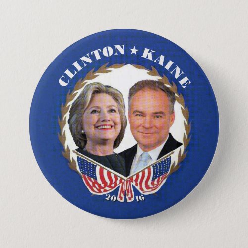 Hillary CLINTON  Tim KAINE Button