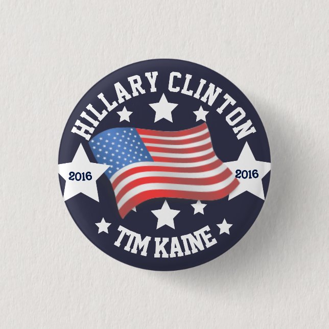 Hillary Clinton / Tim Kaine Button (Front)