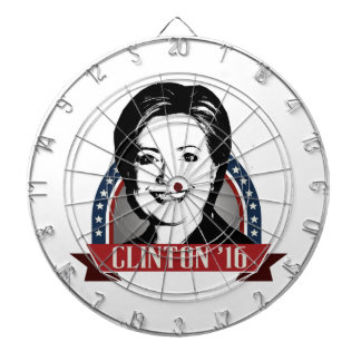 HILLARY CLINTON TO RUN IN 2016 DARTBOARD