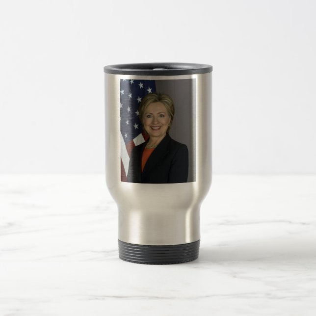 Hillary Clinton Travel Mug (Center)