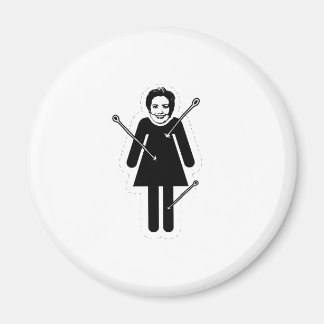 Hillary Clinton VooDoo Doll Only Magnet
