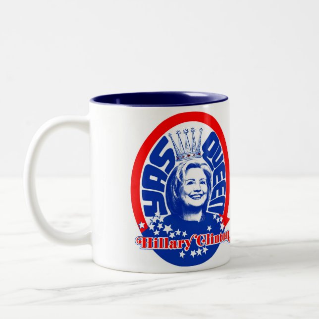 Hillary Clinton Yas Queen Mug (Left)