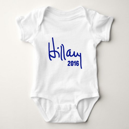 Hillary for President 2016 Baby Bodysuit