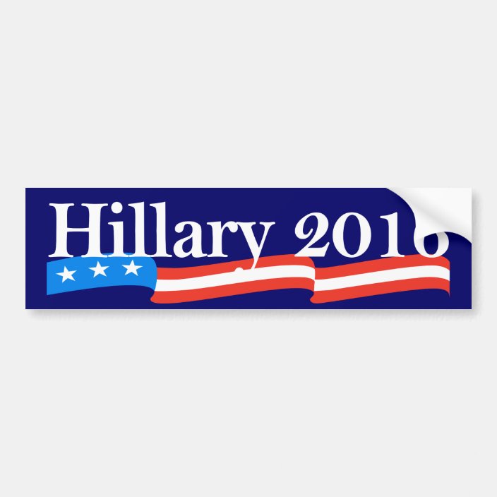 Hillary for President 2016 Bumper Sticker | Zazzle.com