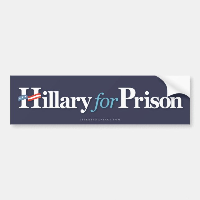 Hillary for Prison Bumper Sticker (Front)
