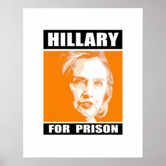 Hillary For Prison Art & Framed Artwork | Zazzle