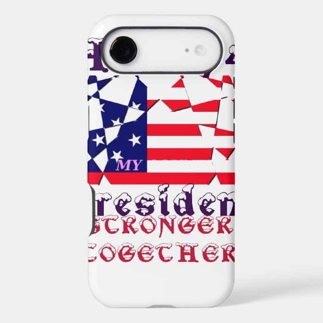 Hillary For USA President We are Stronger Together Case-Mate iPhone Case (Back)