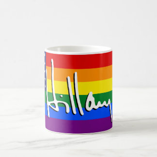 HILLARY "GAY PRIDE FLAG" COFFEE MUG