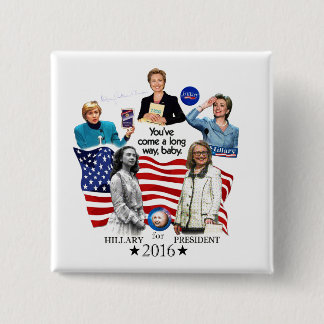 Hillary in 2016 button