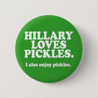 Hillary Loves Pickes V2 Button