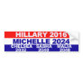 Hillary, Michelle, Chelsea, Sasha, Malia Bumper Sticker