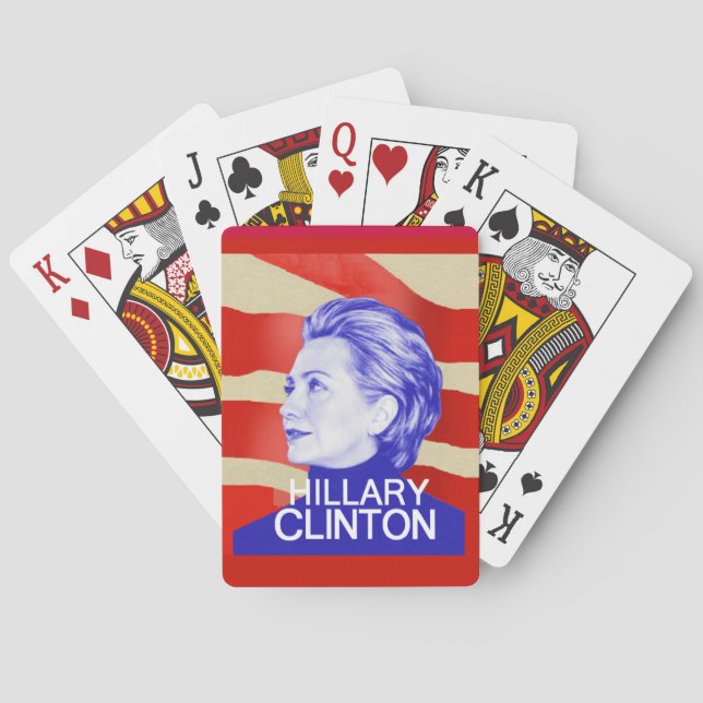 HILLARY POKER CARDS (Back)