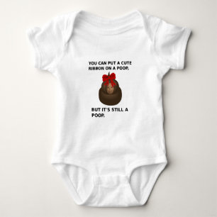 Hillary Poop Baby Bodysuit