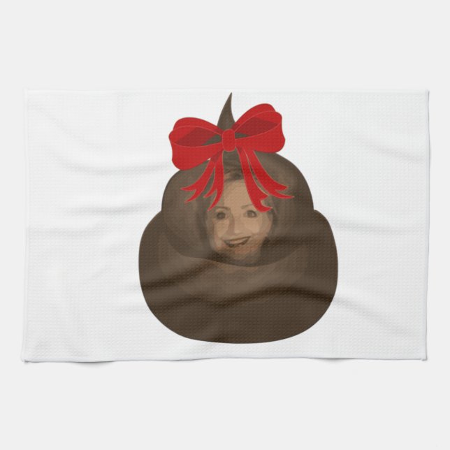 Hillary Poop Kitchen Towel (Horizontal)
