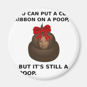 Hillary Poop Magnet