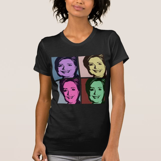 HILLARY POP ART 2 -.png T-Shirt (Front)