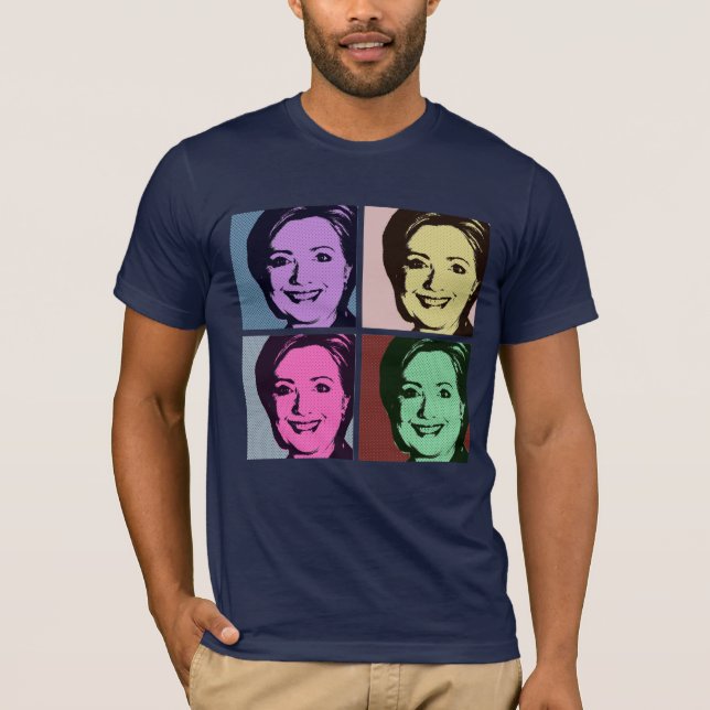 HILLARY POP ART 2 -.png T-Shirt (Front)