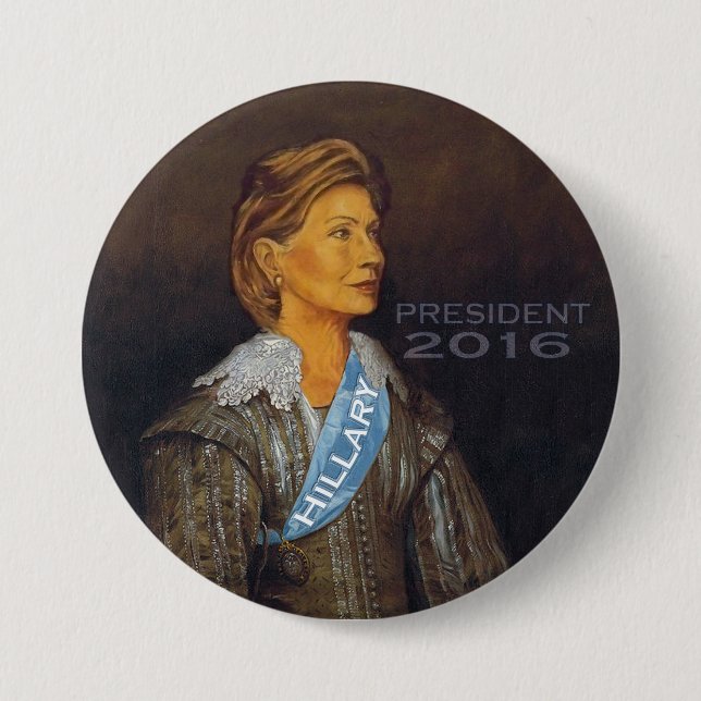 HILLARY PRESIDENT 2016 BUTTON (Front)