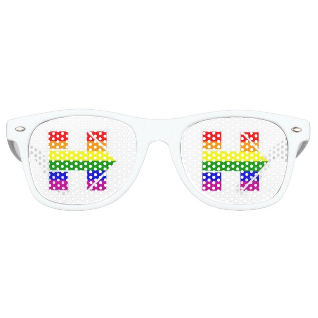 Hillary Pride Retro Sunglasses (Front)