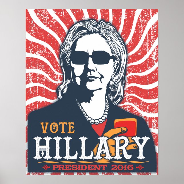 Hillary Shades Poster (Front)