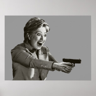 Funny Hillary Clinton Posters Prints Zazzle