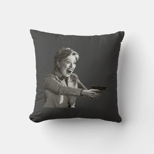 Hillary Shooter Throw Pillow (Front)