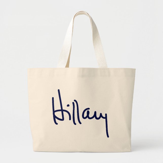 Hillary Signature Tote Bags (Front)