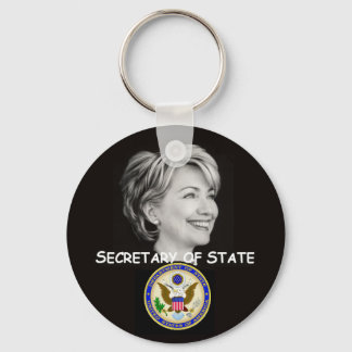 Hillary State Keychain