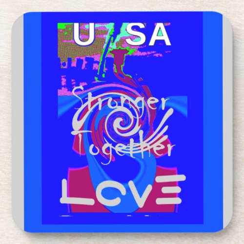 Hillary USA President Stronger Together spirit Coaster