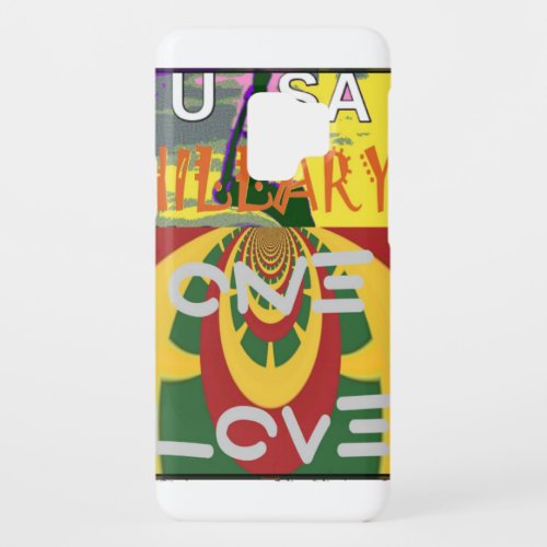 Hillary USA  Stronger Together Vote One Love For H Case_Mate Samsung Galaxy S9 Case