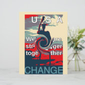 Hillary USA we are stronger together (Standing Front)