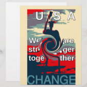 Hillary USA we are stronger together (Front/Back)