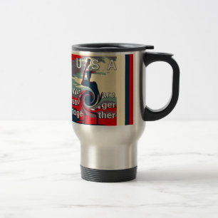 Hillary USA we are stronger together Travel Mug