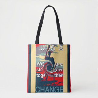 Hillary we are stronger together tote bag