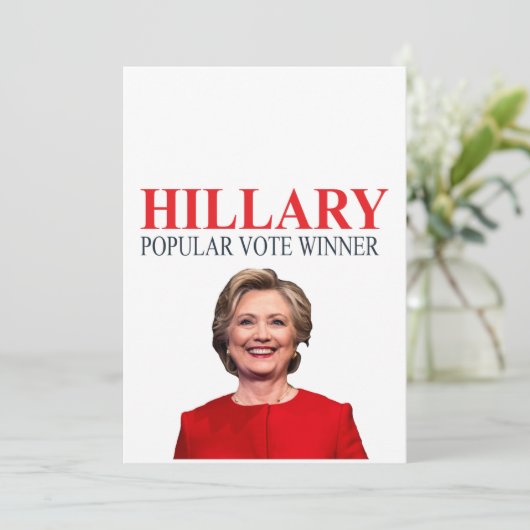 Hillary, winner of the popular vote! (Standing Front)