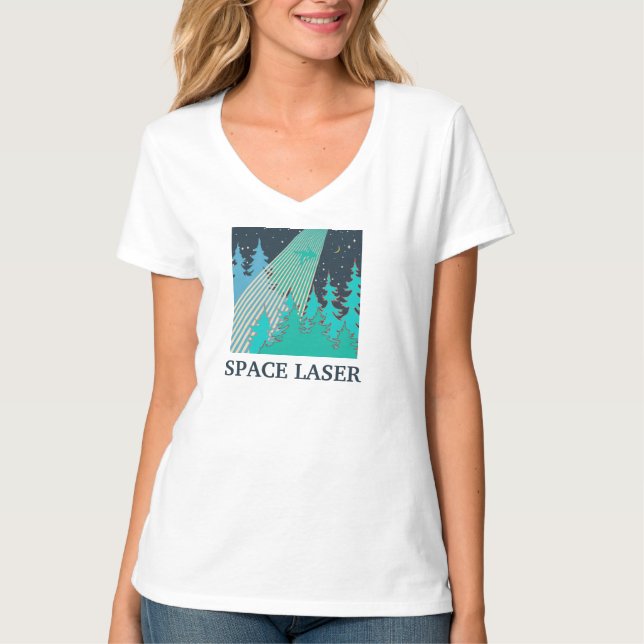 Hillary's Revenge, Space Laser, T-Shirt (Front)