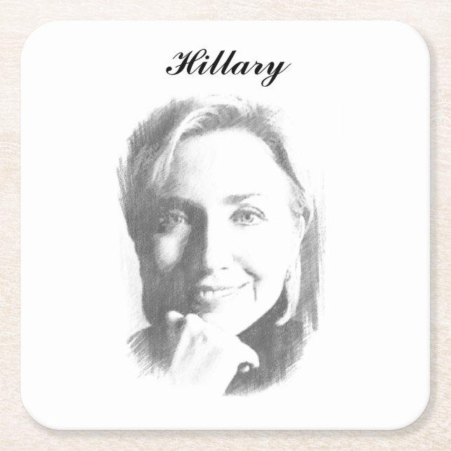 Hillary's Square Coasters (Front)