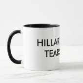 Hillary's Tears - Smiling Trump Mug (Left)