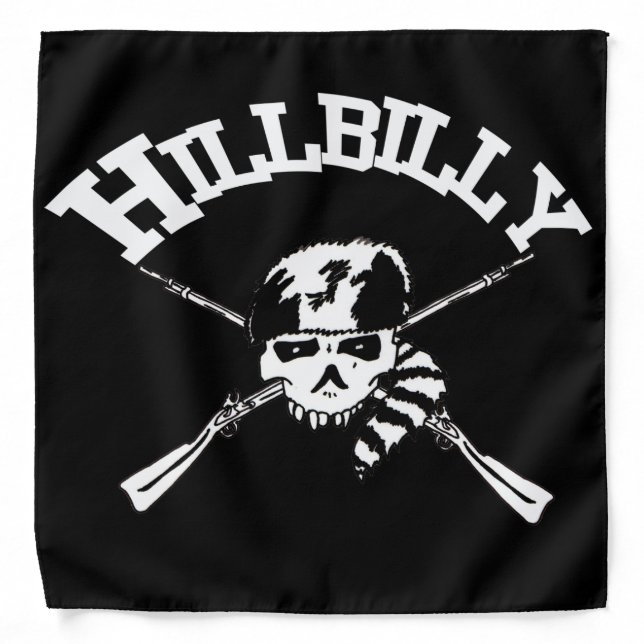 Hillbilly Bones Bandana (Front)