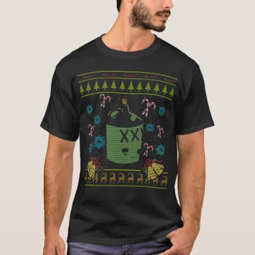 Hillbilly Christmas Ugly Sweater Redneck White