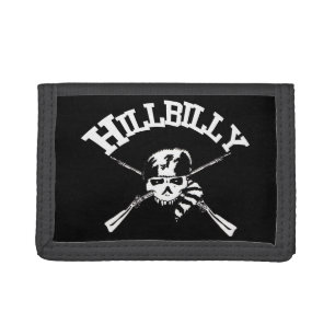 Hillbilly Crossbones Tri-fold Wallet